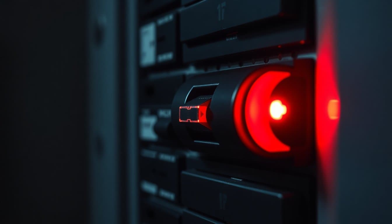 Disjoncteur déclenché dans un tableau électrique